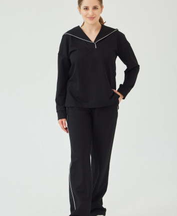 Costum-pantaloni dame WK0055T Negru