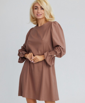 Rochie dame WR0037V Cafeniu