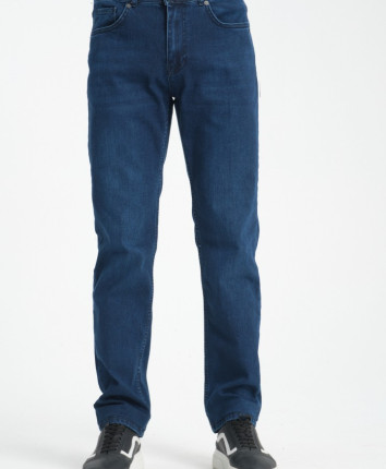 Pantaloni barbati denim 5360-04 Albastru inchis