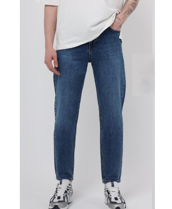 Pantaloni barbati denim 80429 Albastru inchis