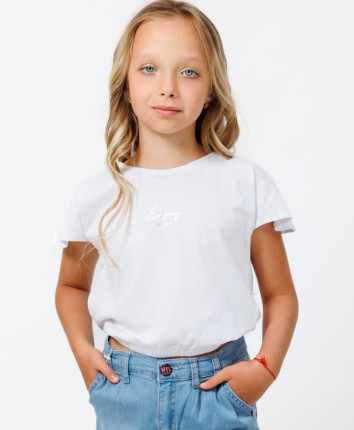 Tricou fete 556-1639.1 Alb