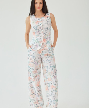 Costum-pantaloni dame WK0084I Roz