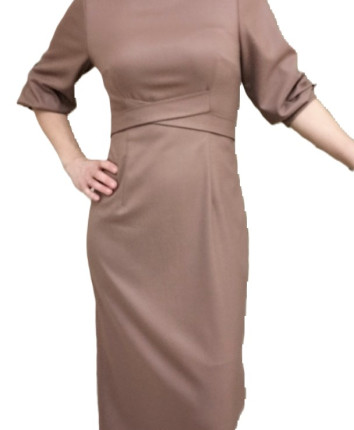 Rochie dame WR0038V Cafeniu