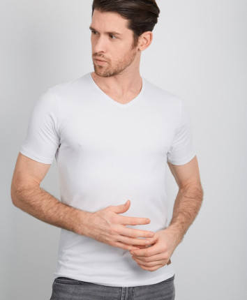 Tricou barbati 1085 Alb