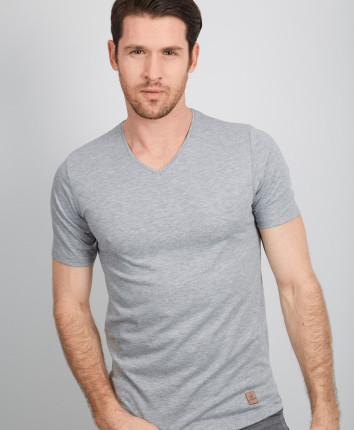 Tricou barbati 1095 Gri deschis