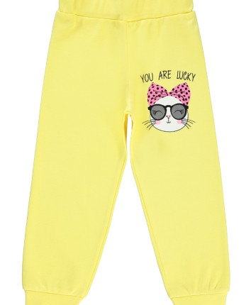 Pantaloni fete 4061 Galben
