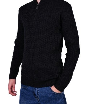 Pulover barbati 12007B Negru