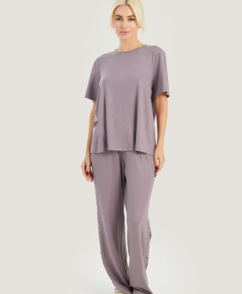 Tricou-pantalon V23651 Truffle