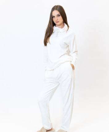 Costum-pantaloni dame SH25005 Ivory