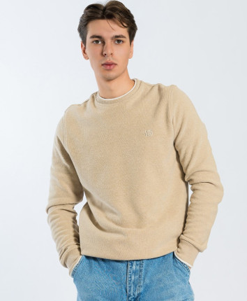 Jumper barbati 9M11211-1006 Bej