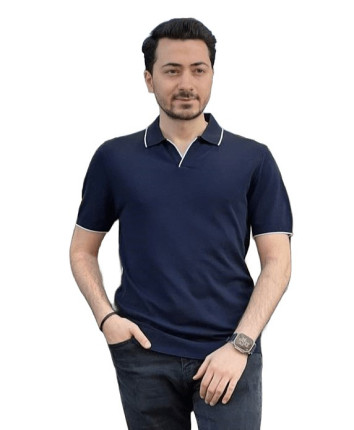 Tricou barbati 44331 Albastru inchis