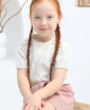 Camasa fete 759-1660.1 Ivory