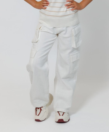 Pantaloni fete 251-1732.1 Alb