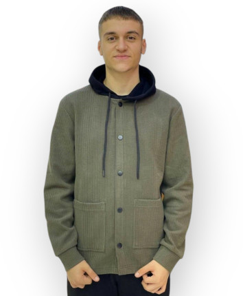 Jacheta barbati 245106 Haki