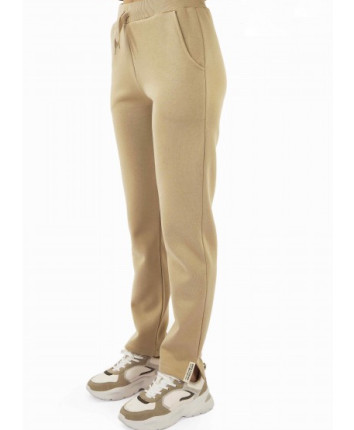Pantaloni sport dame J8085 Crem