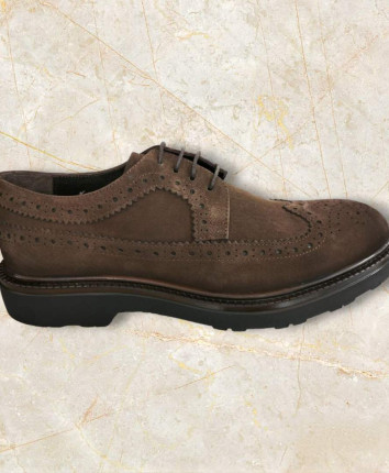 Pantofi barbati 3100 Cafeniu nubuk