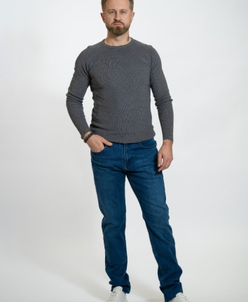 Pantaloni denim barbati 9260-08-02 Albastru