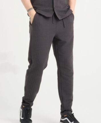 Pantaloni sport barbati 42050 Gri închis