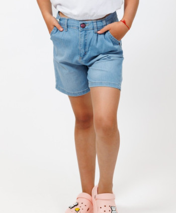 Sorti denim fete 150-0333.1 Albastru deschis