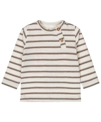 Tricou baieti cu maneca lunga WN1283 Ivory