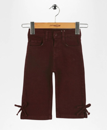 Pantaloni fete 251-3493.1 Bordo