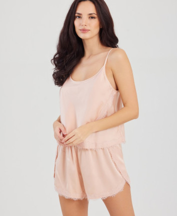 Pijama-sort dame M23622/1 Bej