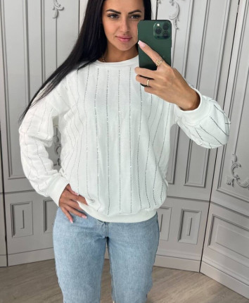 Hanorac dame 5513 Alb