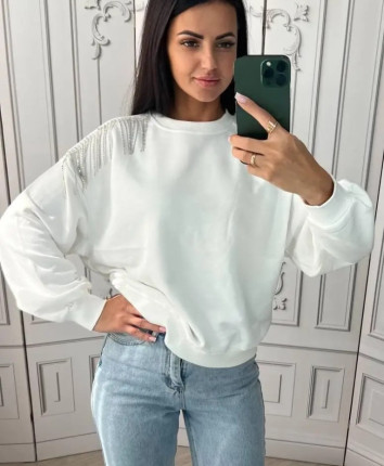 Hanorac dame 5514 Alb