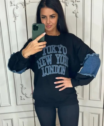 Hanorac dame 5528 Negru