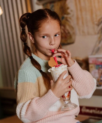 Pulover fete O56077-1 Multicolor