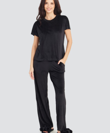 Tricou-pantaloni TC23632 Negru