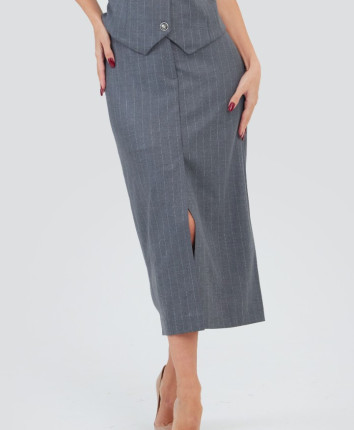 Fusta dame WF0116V Gri