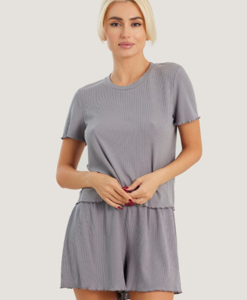 Tricou-sorti TK23648 Gri
