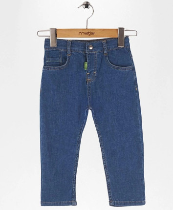 Pantaloni denim baieti 111-6239.1 Albastru