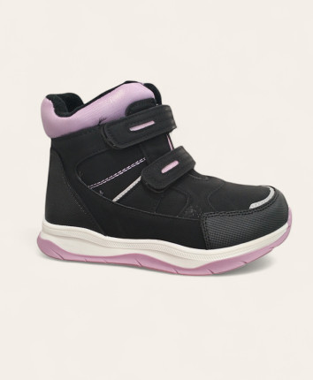 Botine fete 23B02 Negru