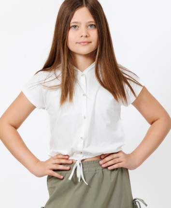 Camasa fete 556-1379.1 Ivory