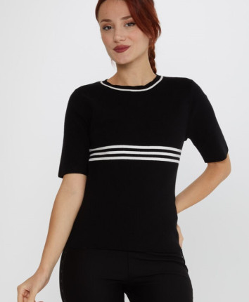 Jumper dame 31201 Negru-ivory