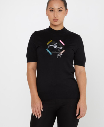 Jumper dame 31543 Negru