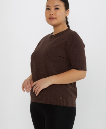 Jumper dame 31634 Cafeniu