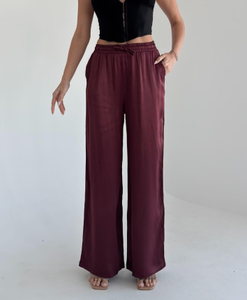 Pantaloni dame 91184 Rosu