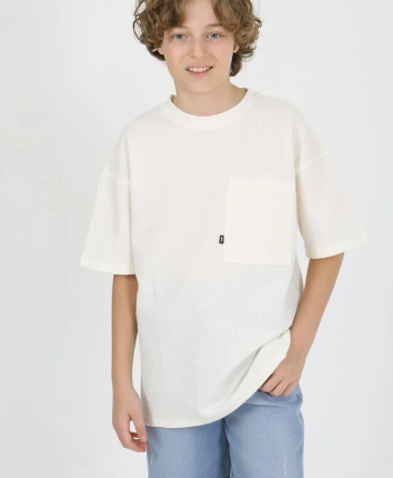 Tricou baieti 516-1674.1 Ivory