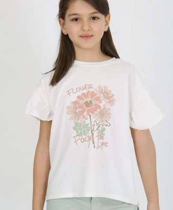 Tricou fete 556-1900.1 Ivory