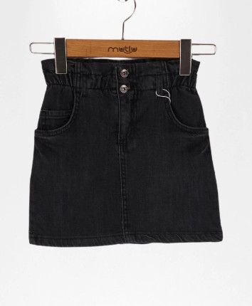 Fusta denim fete 154-1997.1 Antracit