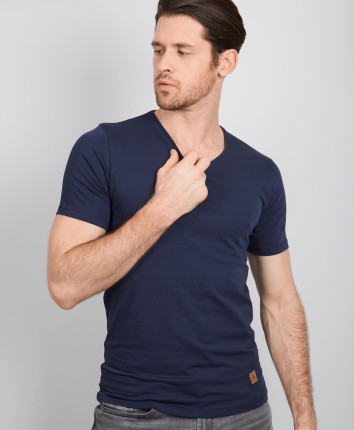 Tricou barbati 1085 Albastru inchis