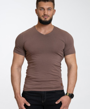 Tricou barbati 1085 Coffee