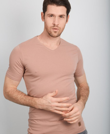 Tricou barbati 1085 Coffee