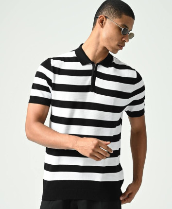 Tricou barbati 45111 Negru