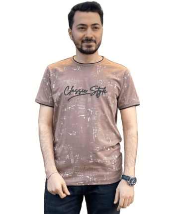 Tricou barbati 245171 Cafeniu