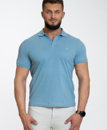 Tricou barbati 5010 Albastru deschis