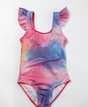 Costum de baie fete intreg 619 Roz